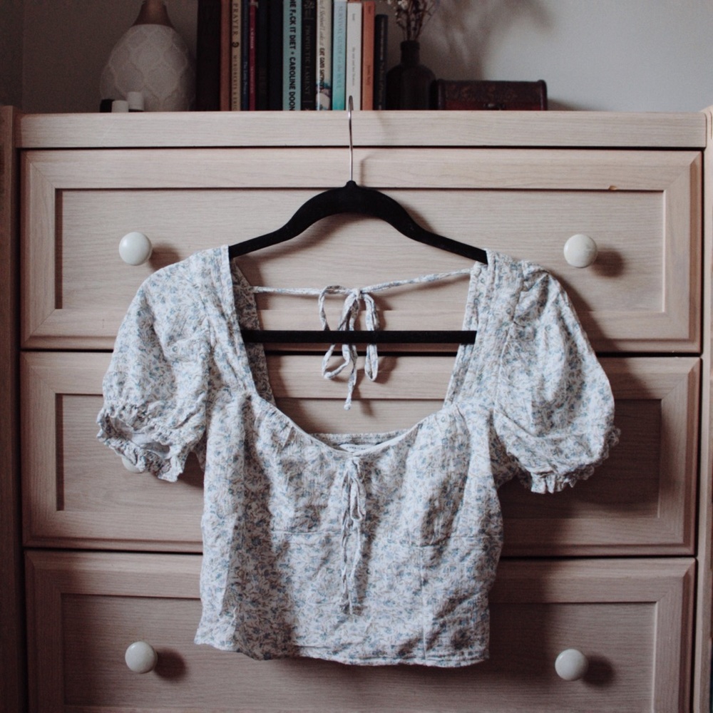 AEO floral crop top